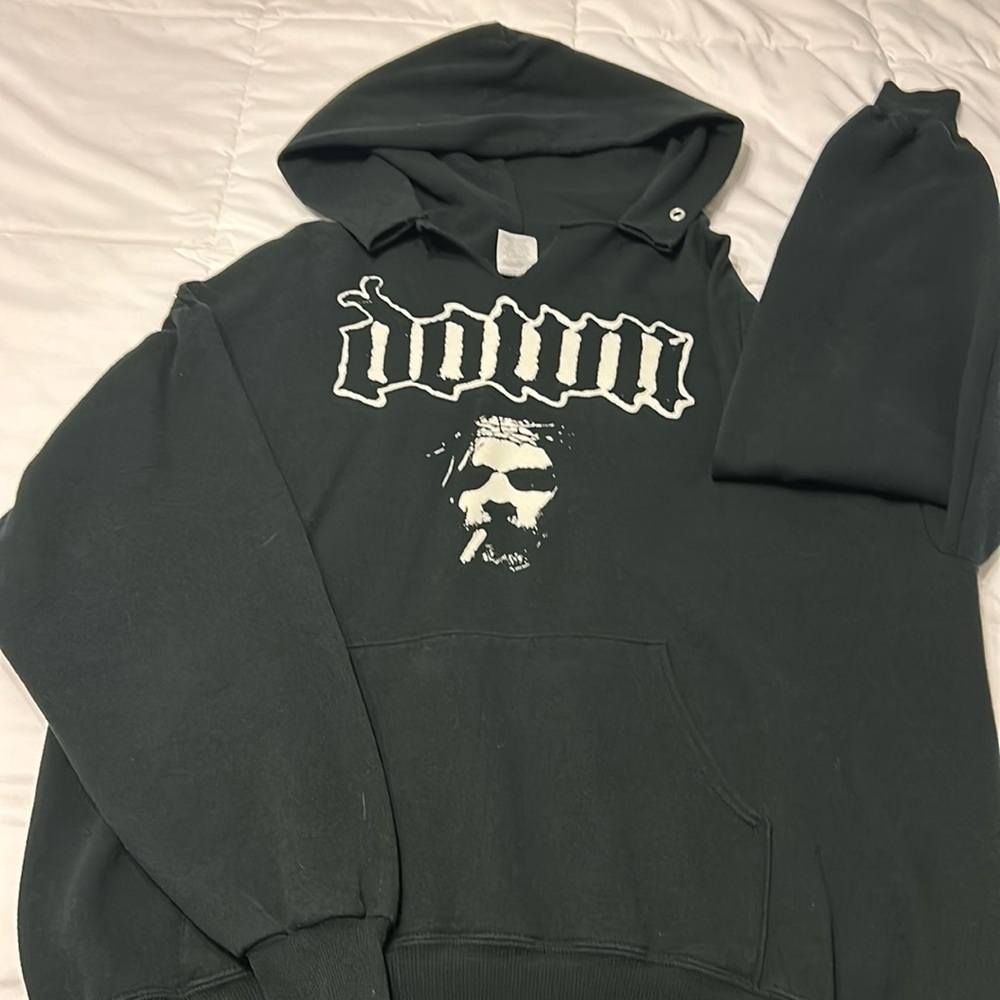 Vintage 1990s Down NOLA Lifer Hoodie - Heavy Metal Pantera C.O.C.